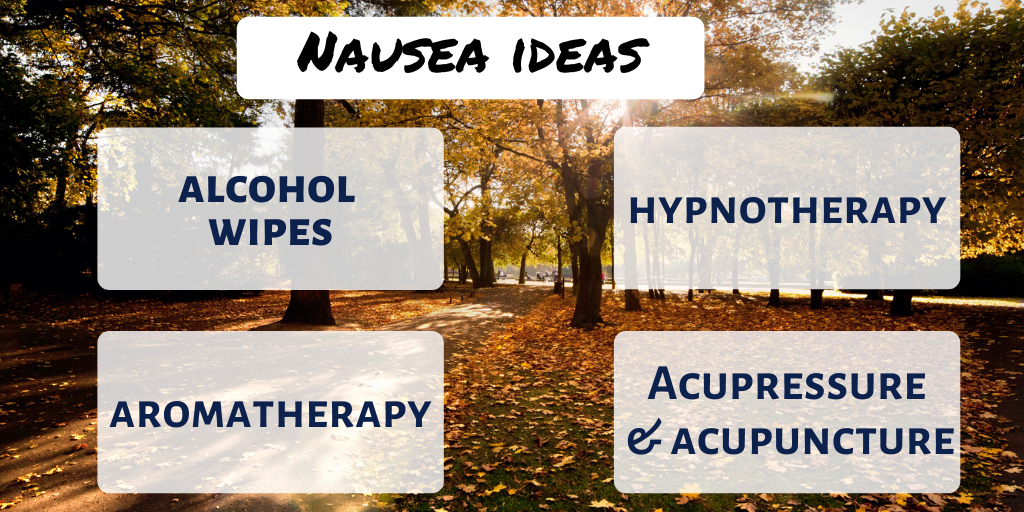 What helps nausea? Mission Remission